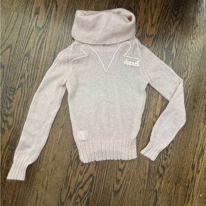 Diesel super chic 50% mohair/wool sweater pullover Lilac/light pink New, Size S